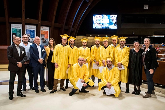 Remise des diplômes de la formation conducteurs de travaux