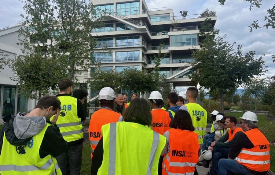 Visite des étudiants de 5ème année de l’INSA Strasbourg au Grand Charles