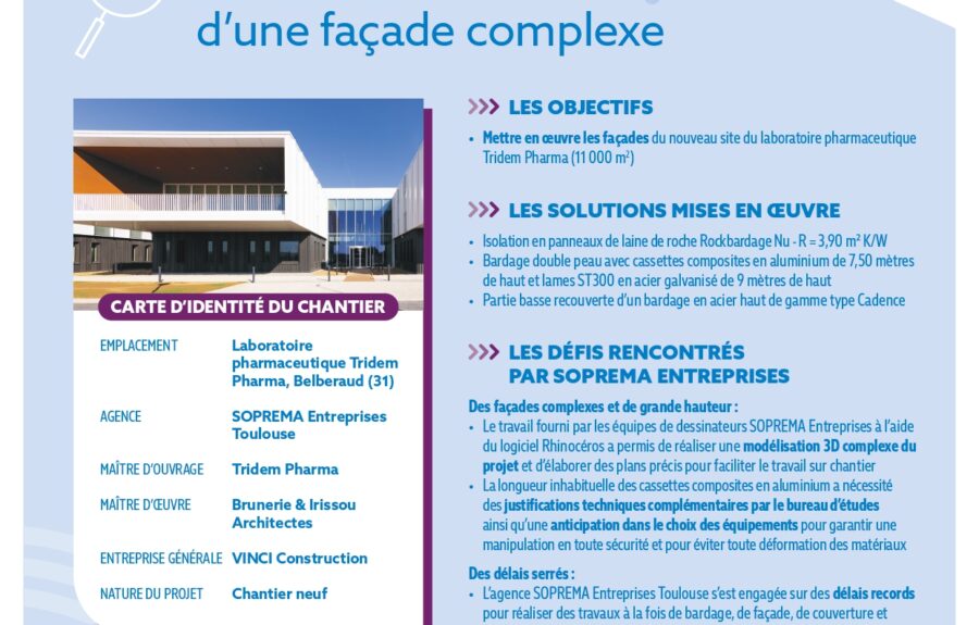 Etude de cas Façade : zoom sur la réalisation d’une façade complexe