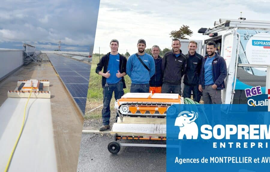 Nettoyage professionnel des membranes PVC/TPO et panneaux photovoltaïques : un nouveau service à Montpellier et Avignon