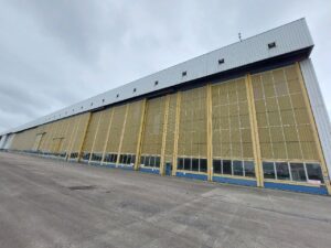 Rénovation complète d'une l’enveloppe industrielle.