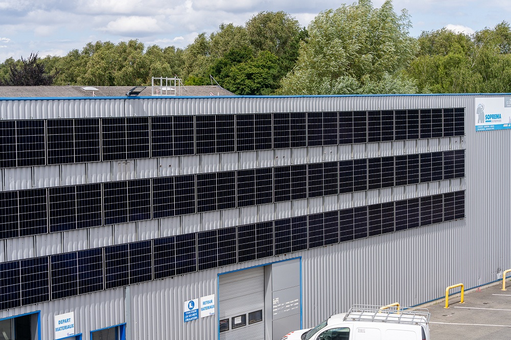 SOPRA-PV Façade : Solution photovoltaïque en façade